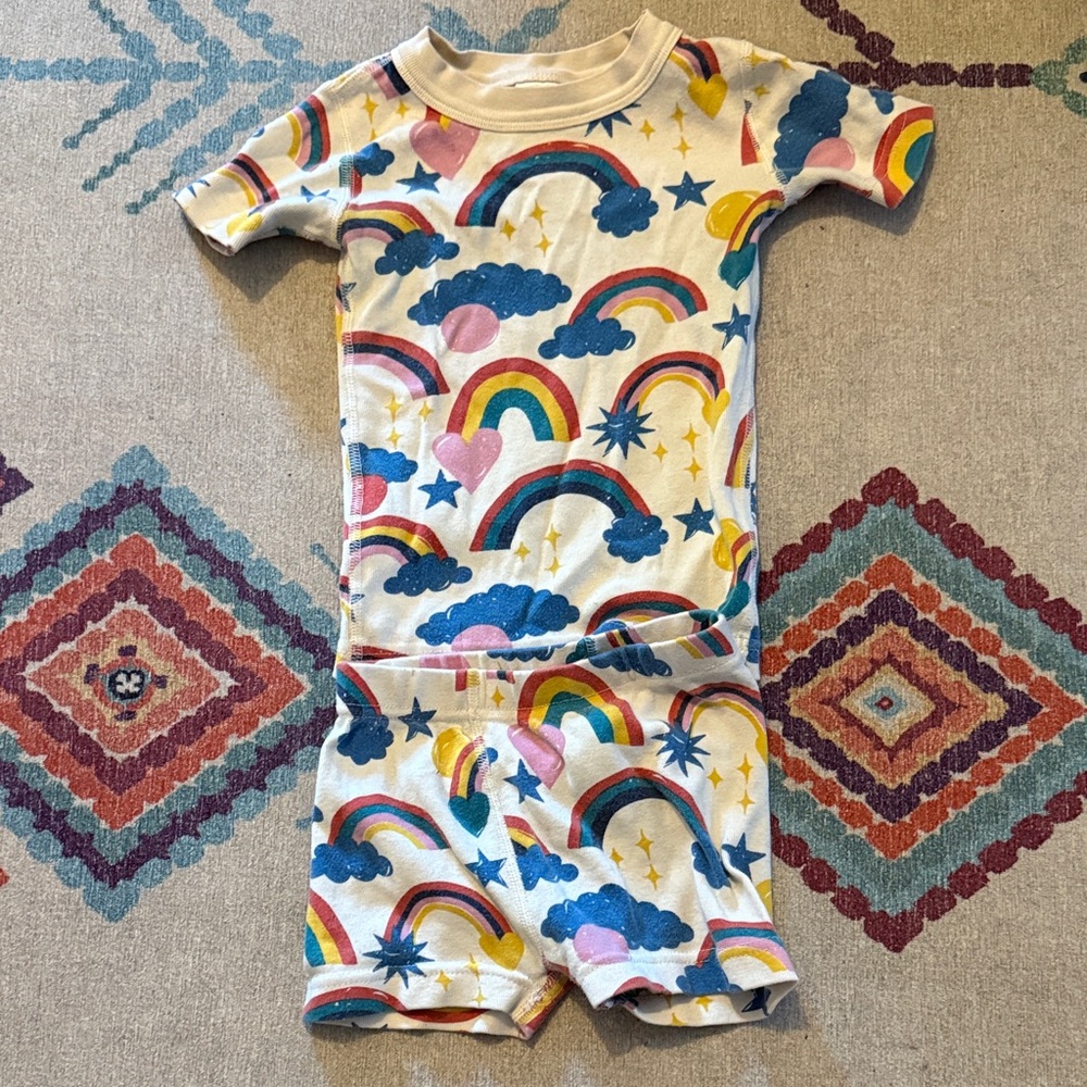 Hanna Andersson Multicolor Striped Pajama Set